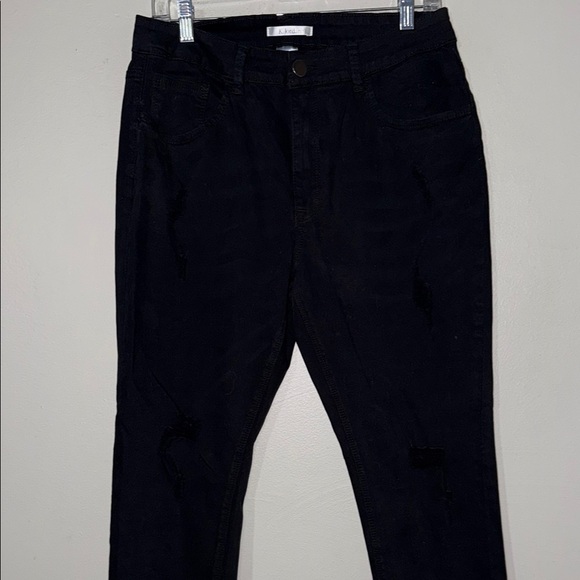 K Jordan Classic Black Denim Jeans - Picture 1 of 8